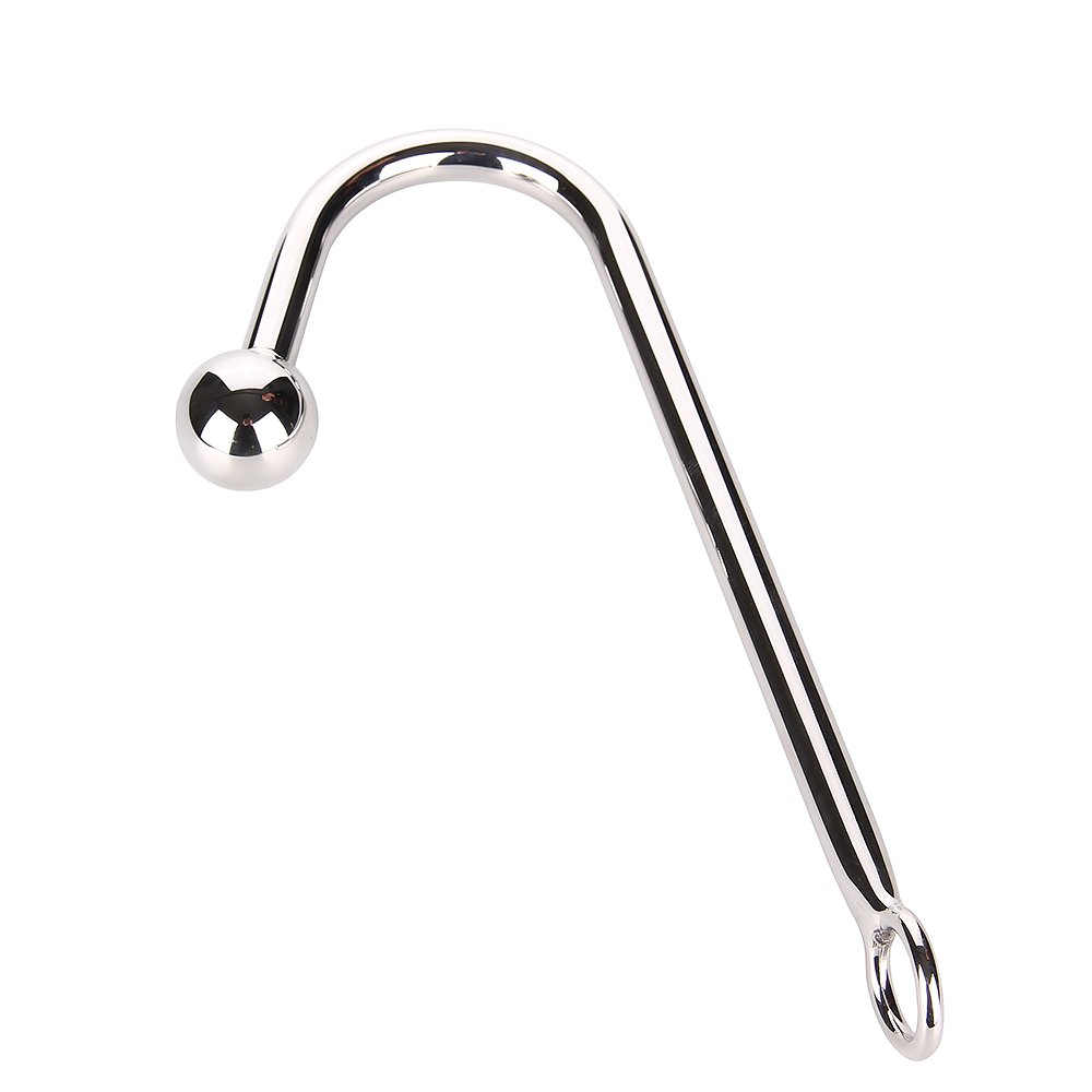 Sey Toys Butt Plug Slave Top Quality Stainless Steel Anale Hook Ball Hole Metal P Pretty Love Vibreadors Women Anal Beads