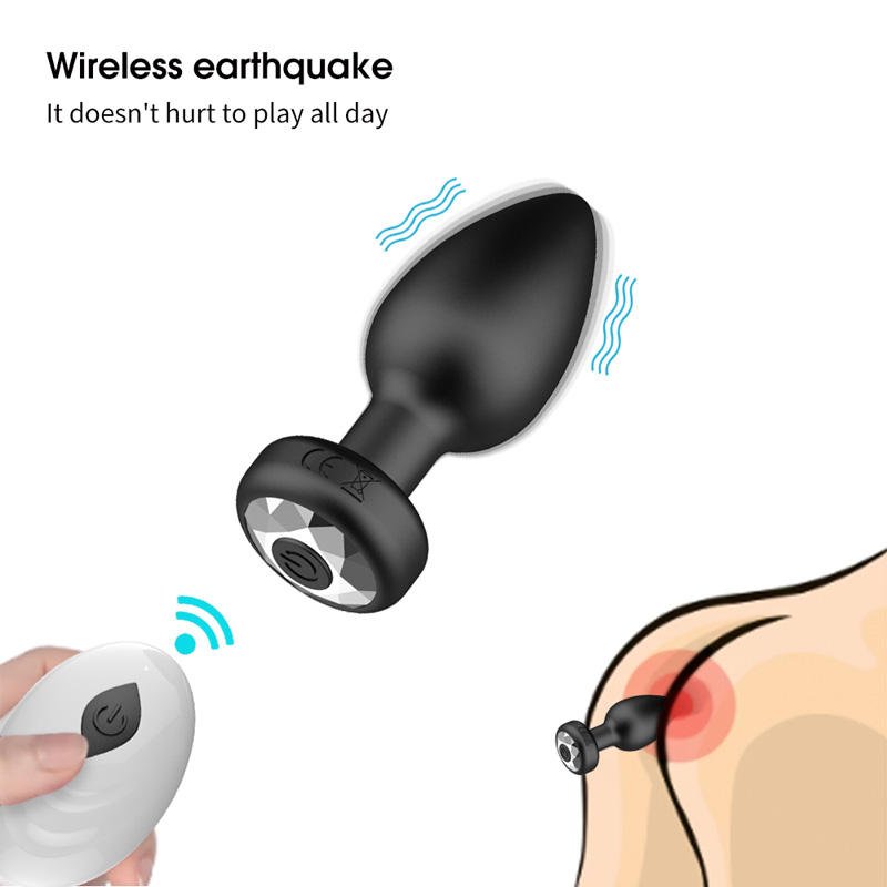 Intimate Metal Anal Plug with Crystal Jewelry Smooth Touch female Butt Plug Anal Bead Anus Dilator Anal Toys for Male Men Women