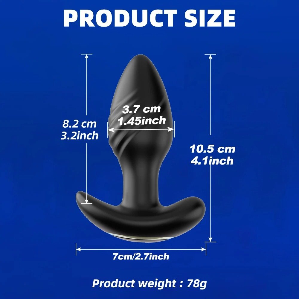 APP Control Anal Vibrator for Men Prostate Massager Wireless Bluetooth Rotation Butt Plugs Vibrating Sex Toys for Women Male Gay