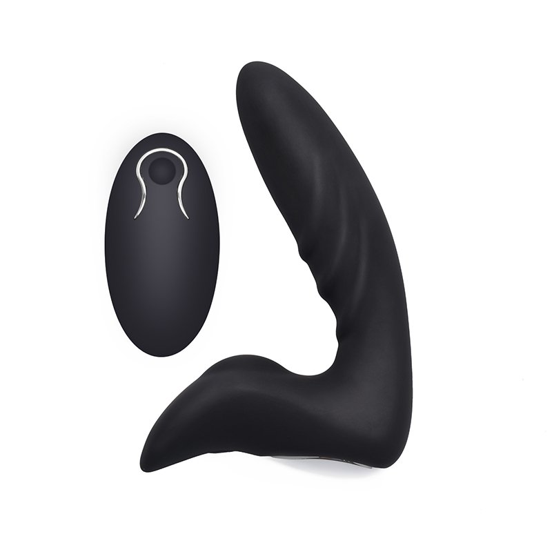 Black Purple Electric Prostate Massager Vibrating USB Rechargeable Anal Sex Toys