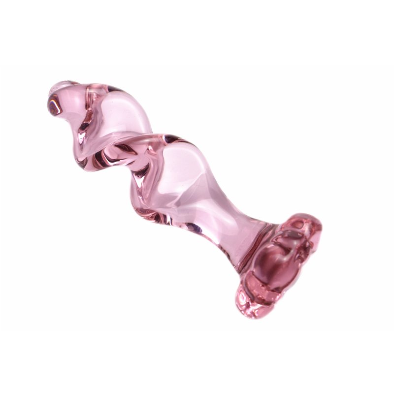 Pink Glass Butt Plug Anal Beads Dildo Plugs Gay Toys