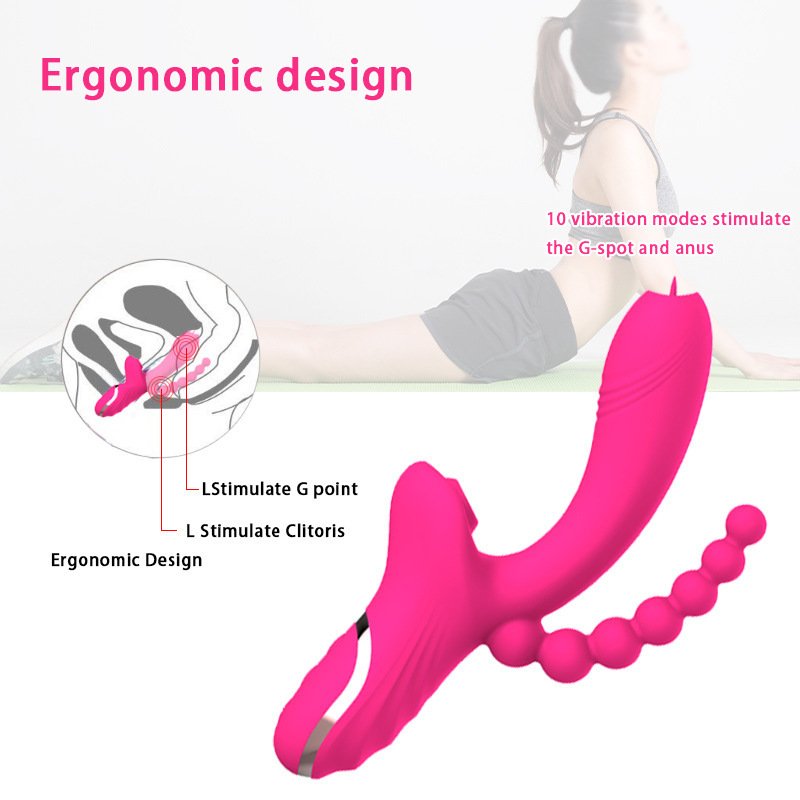 10 Speeds Clitoral Sucking Vibrator Vagina G Spot Anal Stimulation Vibrator Sex Toys For Woman