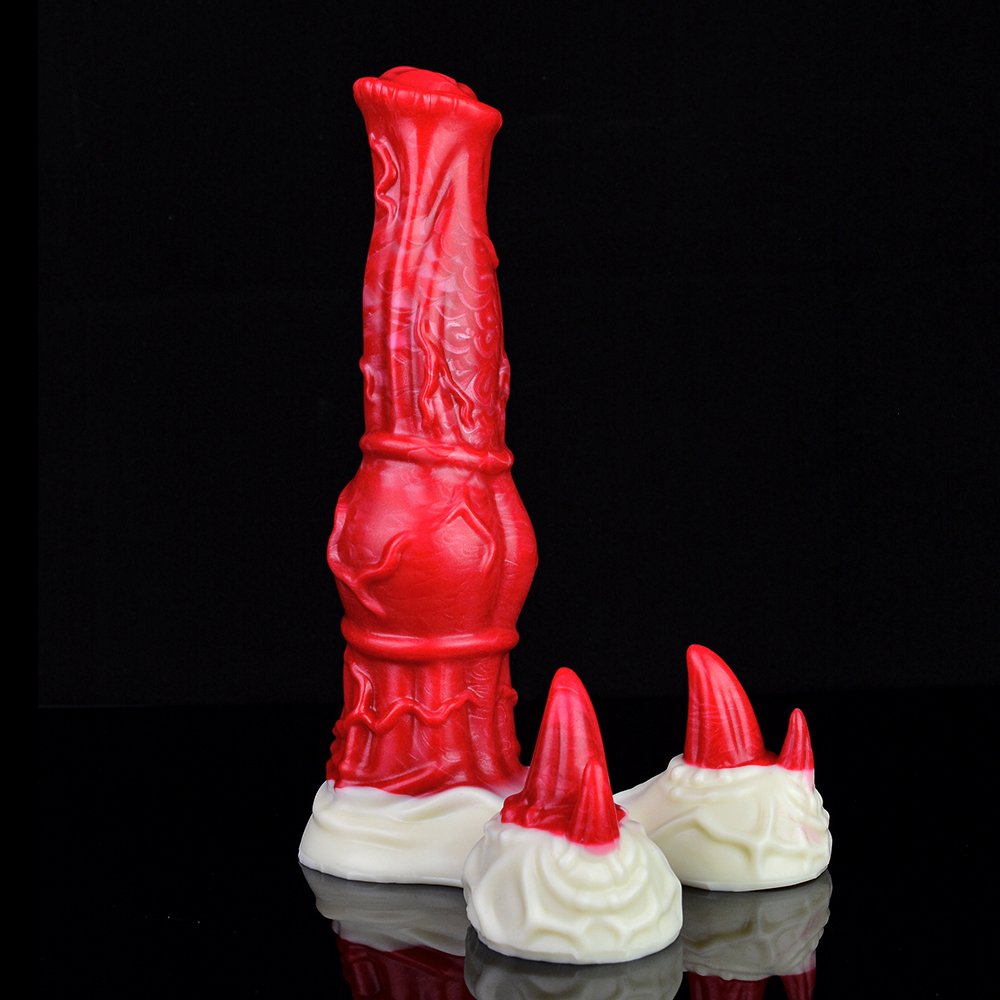 Thick Monster Animal Dildo Fantasy Silicone Sex Toy Dildo Adult Toy G Spot Stimulation with Suction Cup Anal Plug Massager