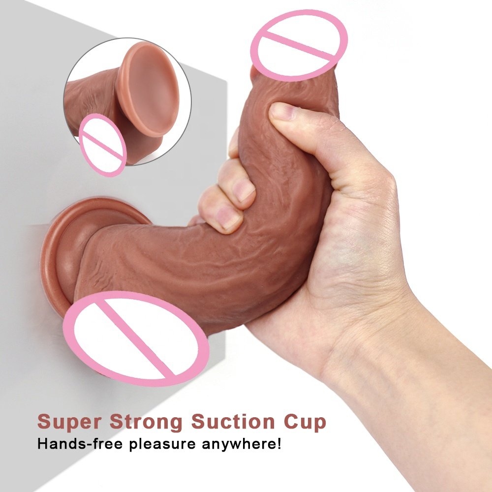 Realistic Dildo For Women Liquid Silicon G Spot Stimulator Artificial Penis Dick Massager Adults Sex Toy For Female