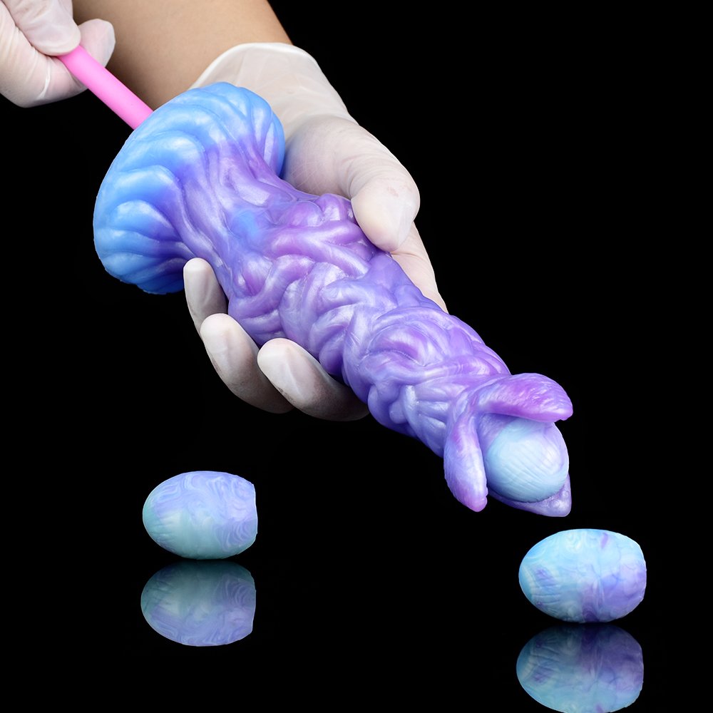 YOCY Alien Ovipositor Dildo with 5 Balls,Fantasy Knot Dildo,Anal Plug Fantasy Silicone Masturbator Toy,ovipositor sex toys faak