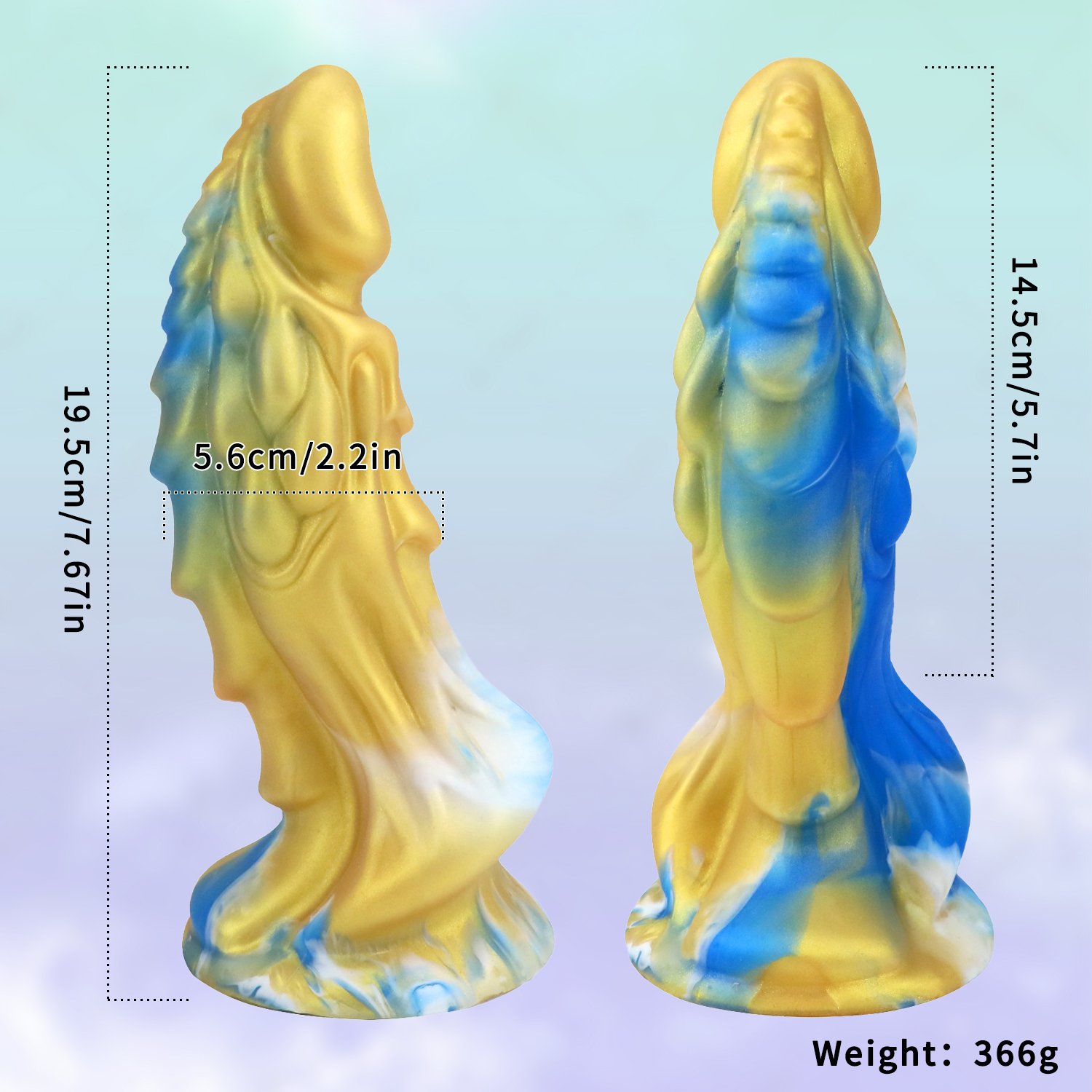 Silicone Dildo Big Dragon Monster Dildo with Strong Suction Cup for Hands-Free Play Anal Adult Sex Toy for Women