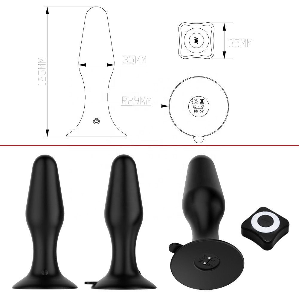 Soft Anal Plugs for Women Beginners Silicone Dildo Silicone Butt Plug Trainer Anal Play Plug Great Anal Toys for Her & Beginne