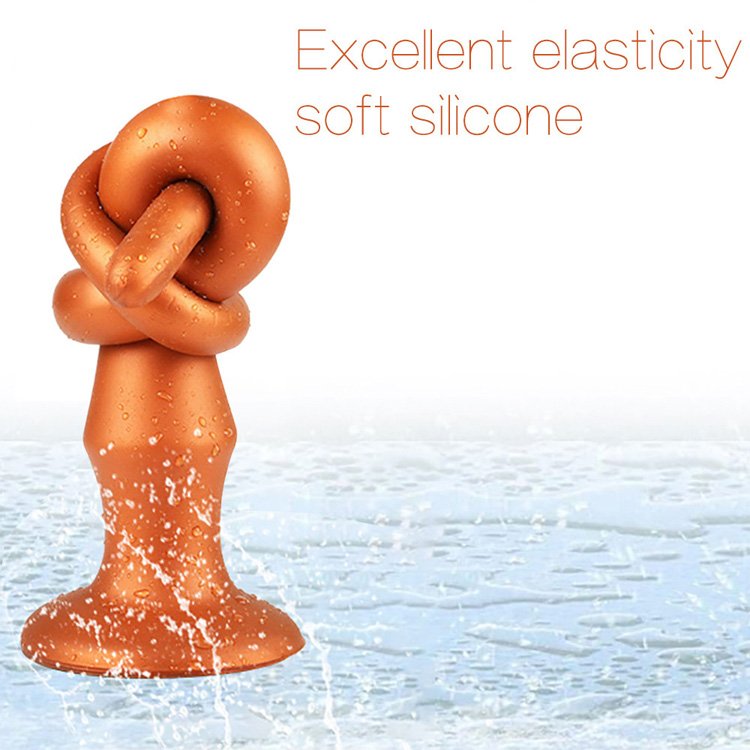 Hot Selling Soft Long Anal Butt Plug Liquid Silicone Big Anal Plug for Couple's Anal Toys Sex Shop
