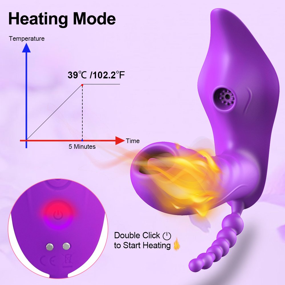 App Remote Control Sucking Vibrator Wearable Inserted Female G-Spot Clit Dildo And Small Anal Beads For Women Sex Toy