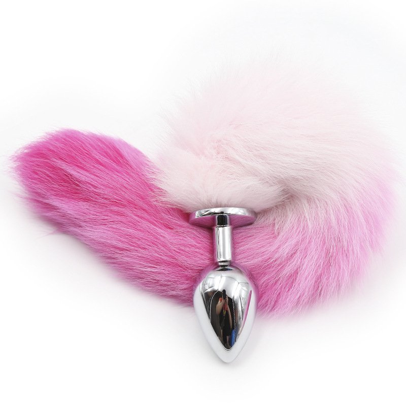 NPS Fox Tail Metal Butt Plug Sex Toys Anal For Female