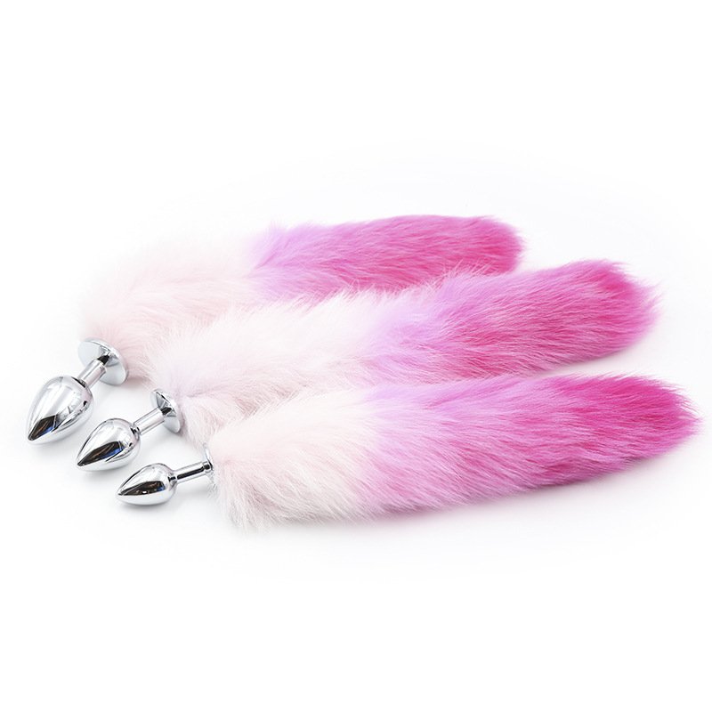 NPS Fox Tail Metal Butt Plug Sex Toys Anal For Female