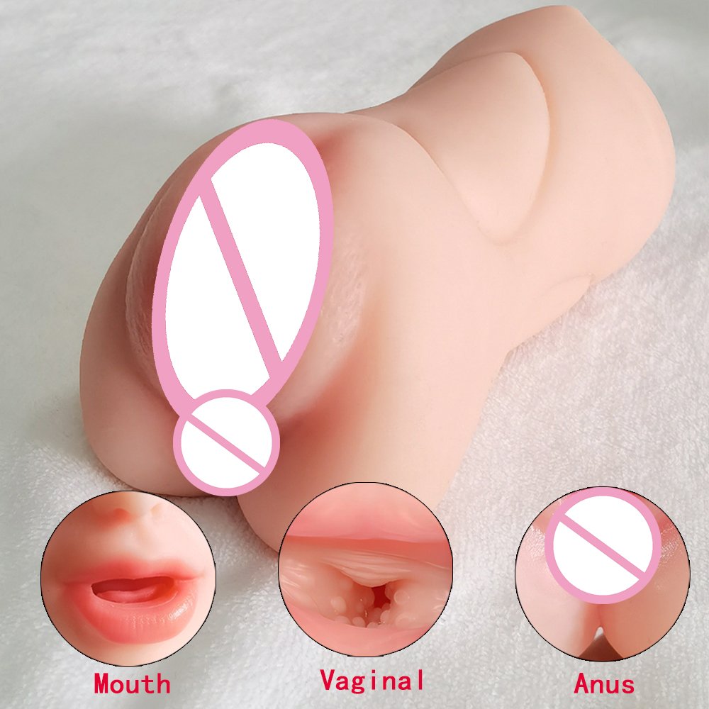 YQ Artificial Pocket Pussy sex toy massager Vagina anal toys for men silicone male masturbation aircraft cup