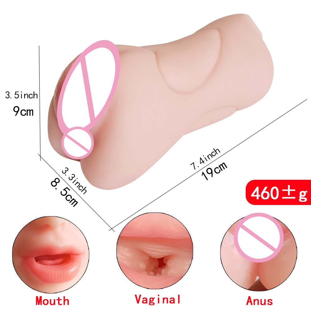 YQ Artificial Pocket Pussy sex toy massager Vagina anal toys for men silicone male masturbation aircraft cup