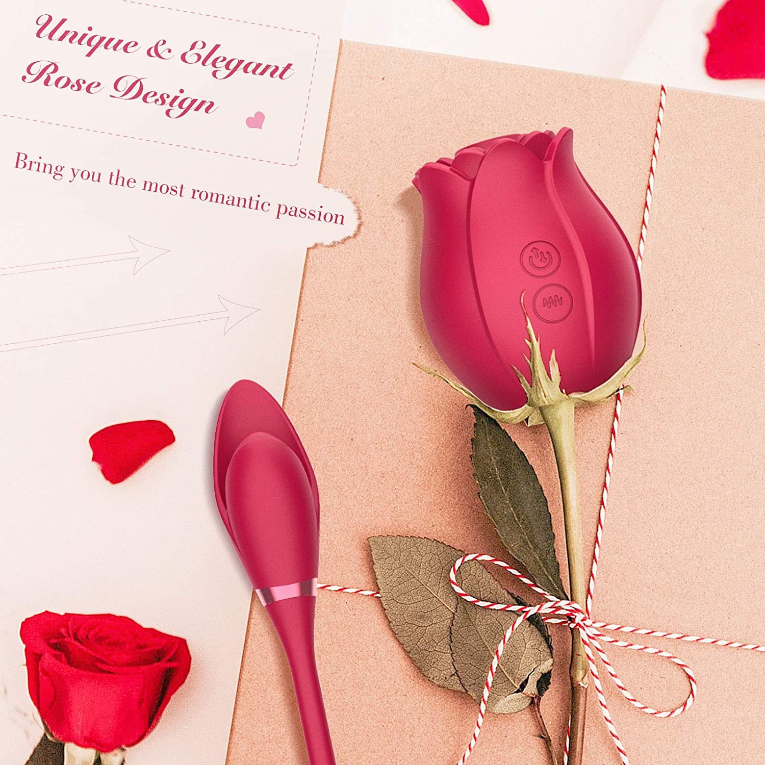 XIAER OEM/ODM rose vibrator bulk Adorime Clitoral Sucking Suction Vaginal Anal Stimulator Breast Nipple cheap rose vibrator