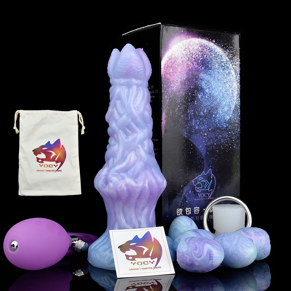 YOCY animal dildo, monster dildo, Fantasy Ovipositor Dildo Powerful Pneumatic Laying Eggs Sex Toy For Women Men Masturbator