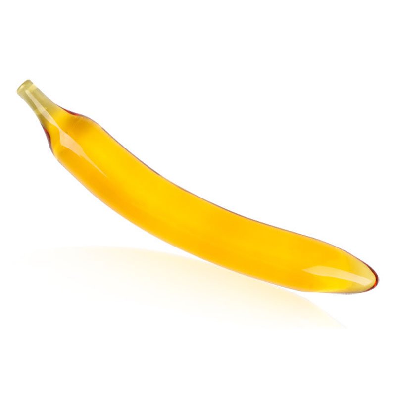 Cute Fruit vegetables Crystal glass penis dildo G-Spot,fake penis,Anal plug