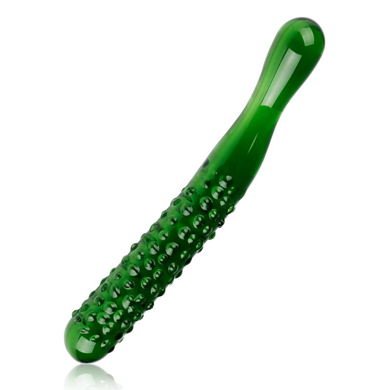 Cute Fruit vegetables Crystal glass penis dildo G-Spot,fake penis,Anal plug