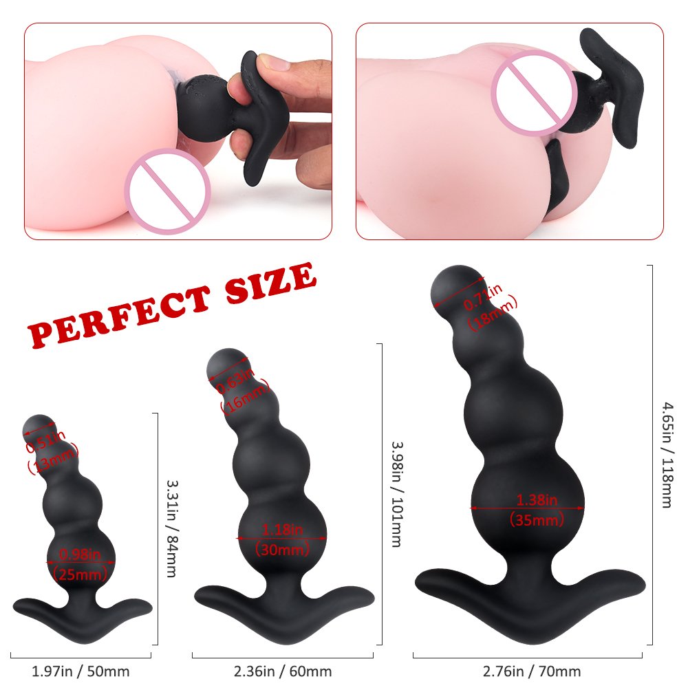 Cost Effective Medical Grade Silicone Anal Plugs Sex Toys Perfect design Anal Beads