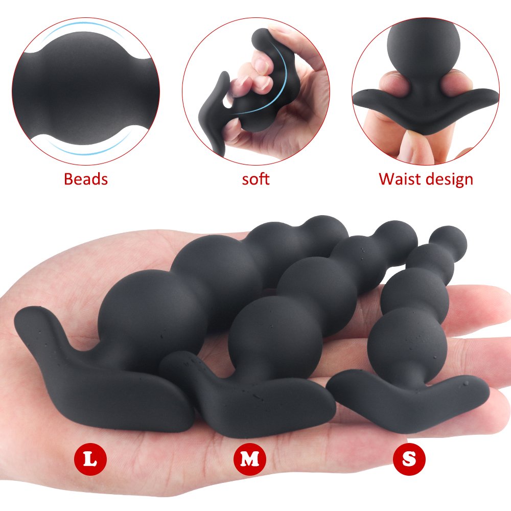 Cost Effective Medical Grade Silicone Anal Plugs Sex Toys Perfect design Anal Beads