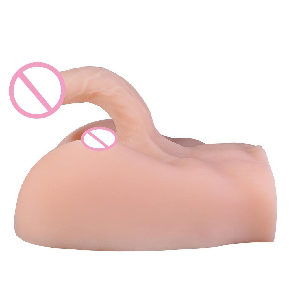 4.9Kg/10.8Lb Artificial Realistic Silicone Big Ass Transgender Sex Doll Enormous Dildo Vagina G-spot Penis Sex Toy For Women Men