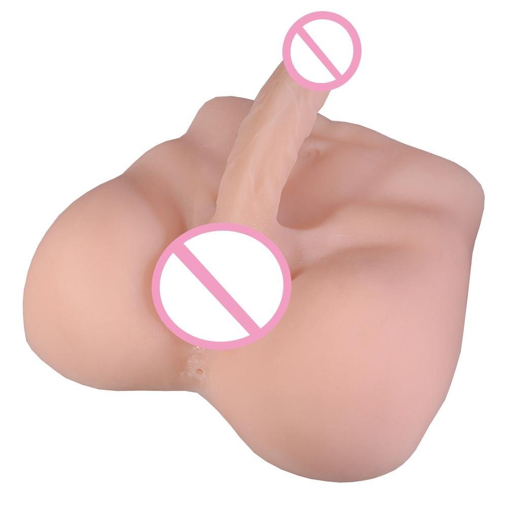 4.9Kg/10.8Lb Artificial Realistic Silicone Big Ass Transgender Sex Doll Enormous Dildo Vagina G-spot Penis Sex Toy For Women Men