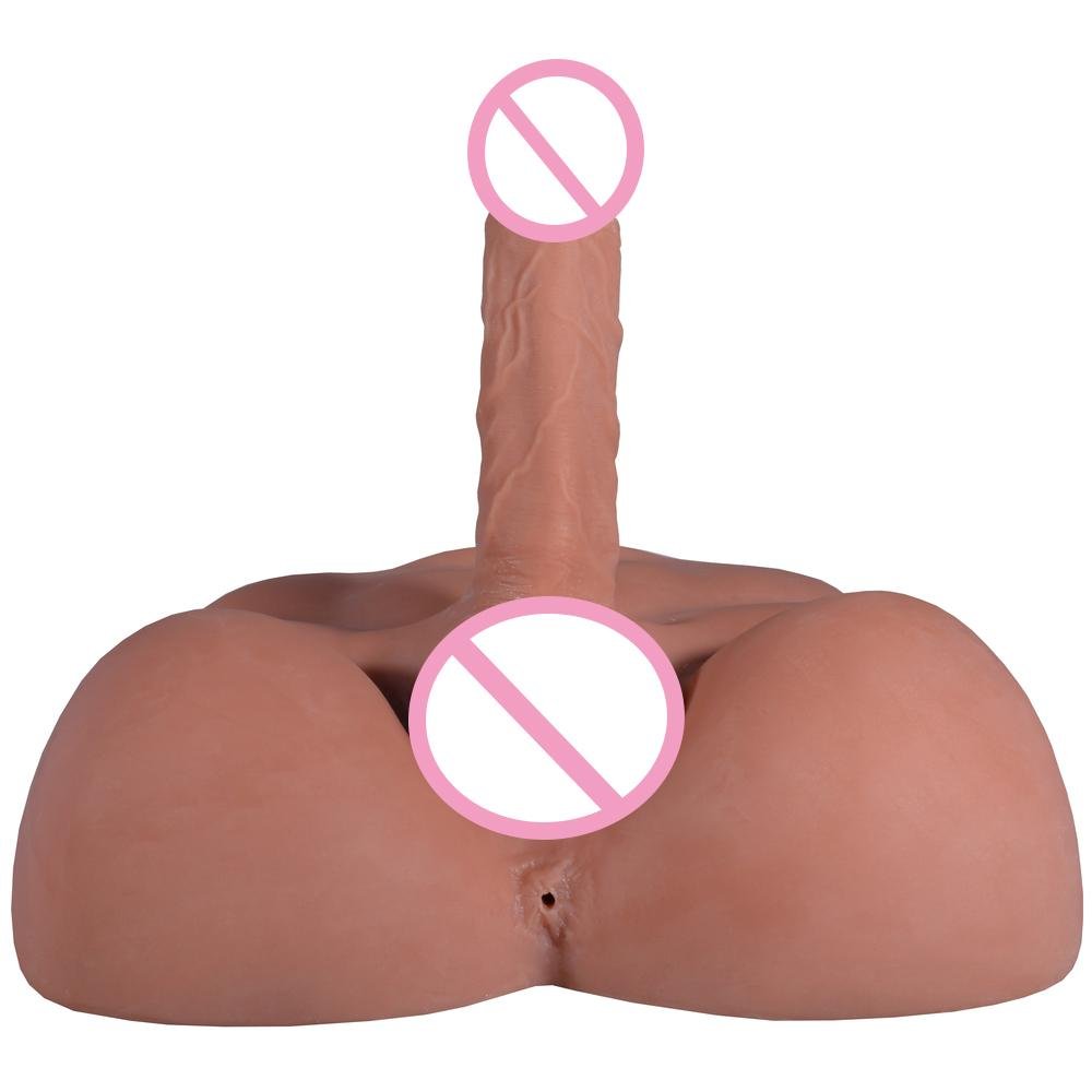 4.9Kg/10.8Lb Artificial Realistic Silicone Big Ass Transgender Sex Doll Enormous Dildo Vagina G-spot Penis Sex Toy For Women Men