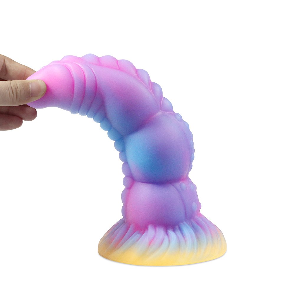 Custom Huge Realistic Luminous Soft Silicone Dildo Toy Women's Adult Use Anal Mannequin for Couples Liquid-Like Sex Toy