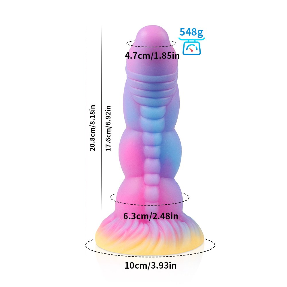 Custom Huge Realistic Luminous Soft Silicone Dildo Toy Women's Adult Use Anal Mannequin for Couples Liquid-Like Sex Toy