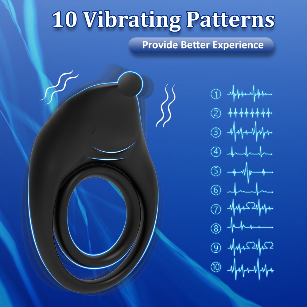 Remote Control Lock Ring Silicone Stimulating Couple Male Vibration Ring High Quality Sexy Toy Vibration