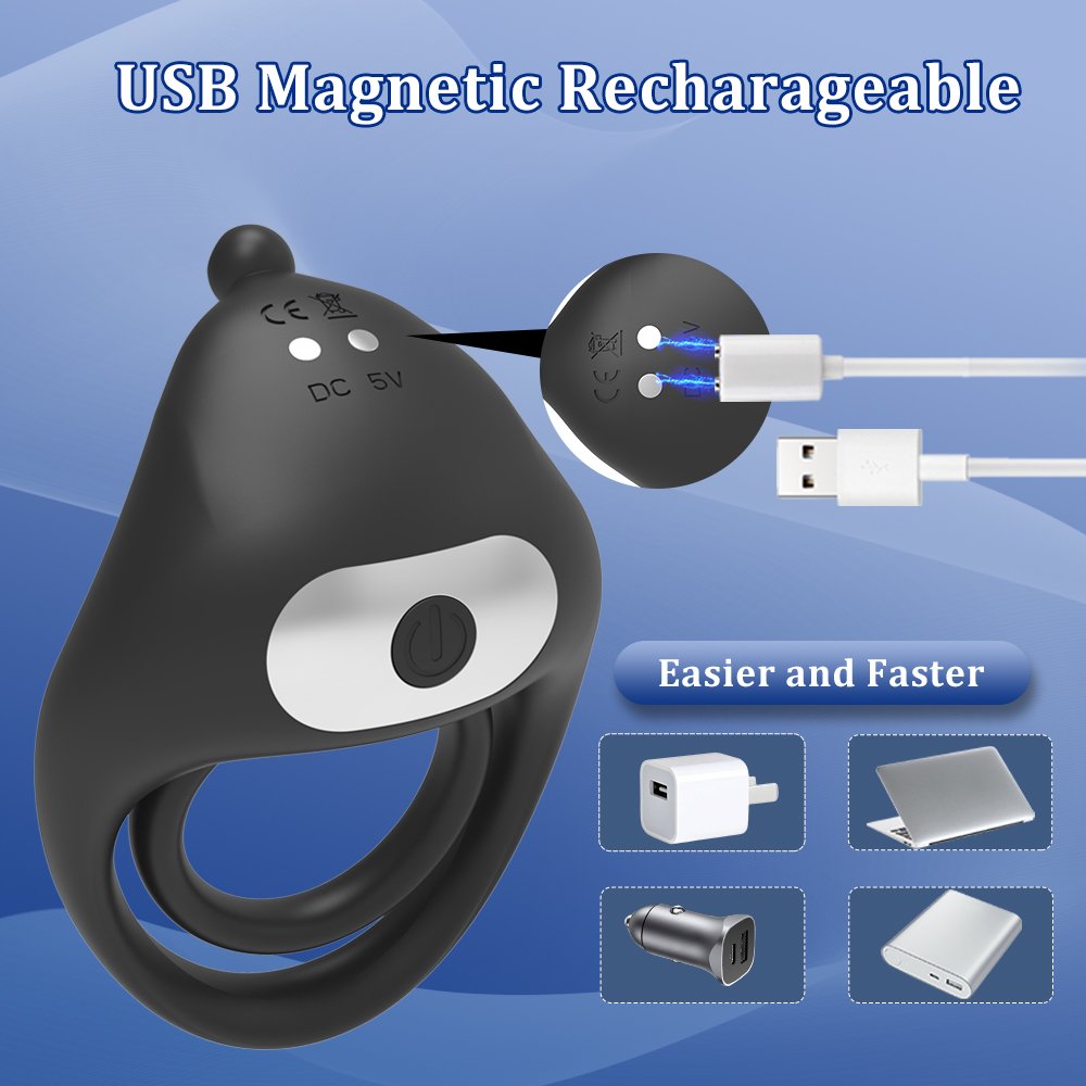 Remote Control Lock Ring Silicone Stimulating Couple Male Vibration Ring High Quality Sexy Toy Vibration