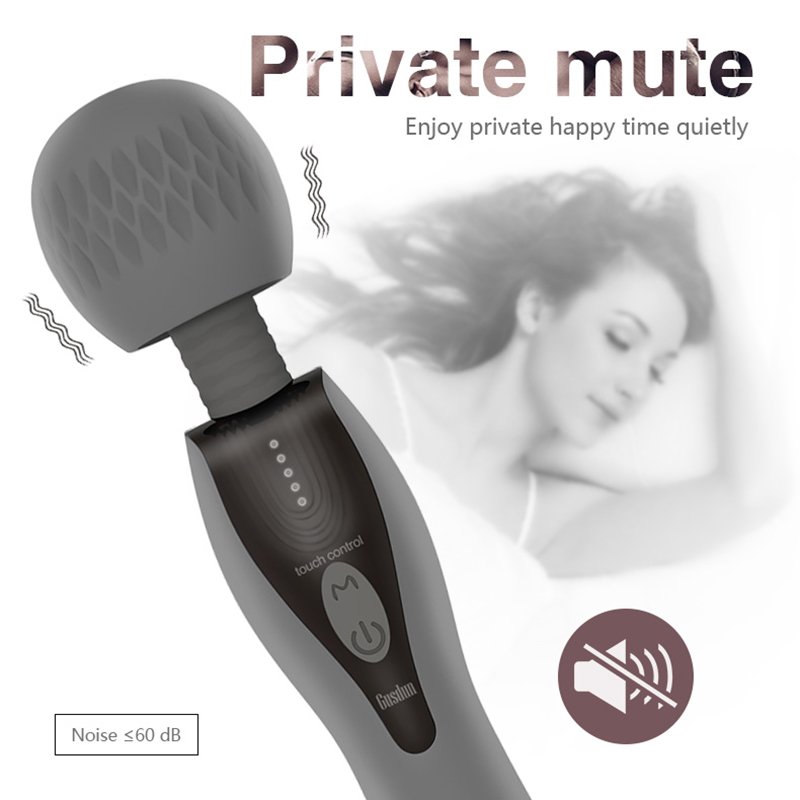 Factory Sale G-Spot Big AV Vibrator 5 Kinds Frequency Power Vibrator Double Motor AV Wand Masturbation Dildo Sex Toy for Women
