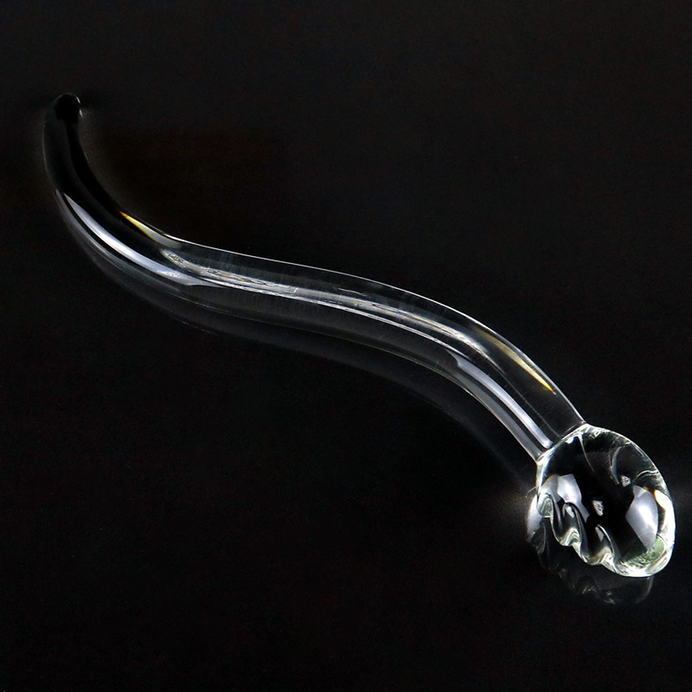 G Spot Crystal Dildo Adult Sex Toys Yoni Massage Wand Anal Butt Plug Glass Dildo Wand for Gift Glass Wand