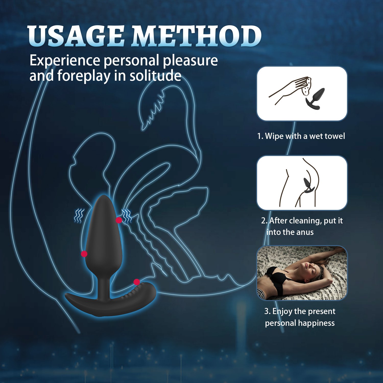 Wireless APP Control Silicone Anal Plug Wholesale Anal Butt Plug Vibrator For Women Men Male Sex Toys
