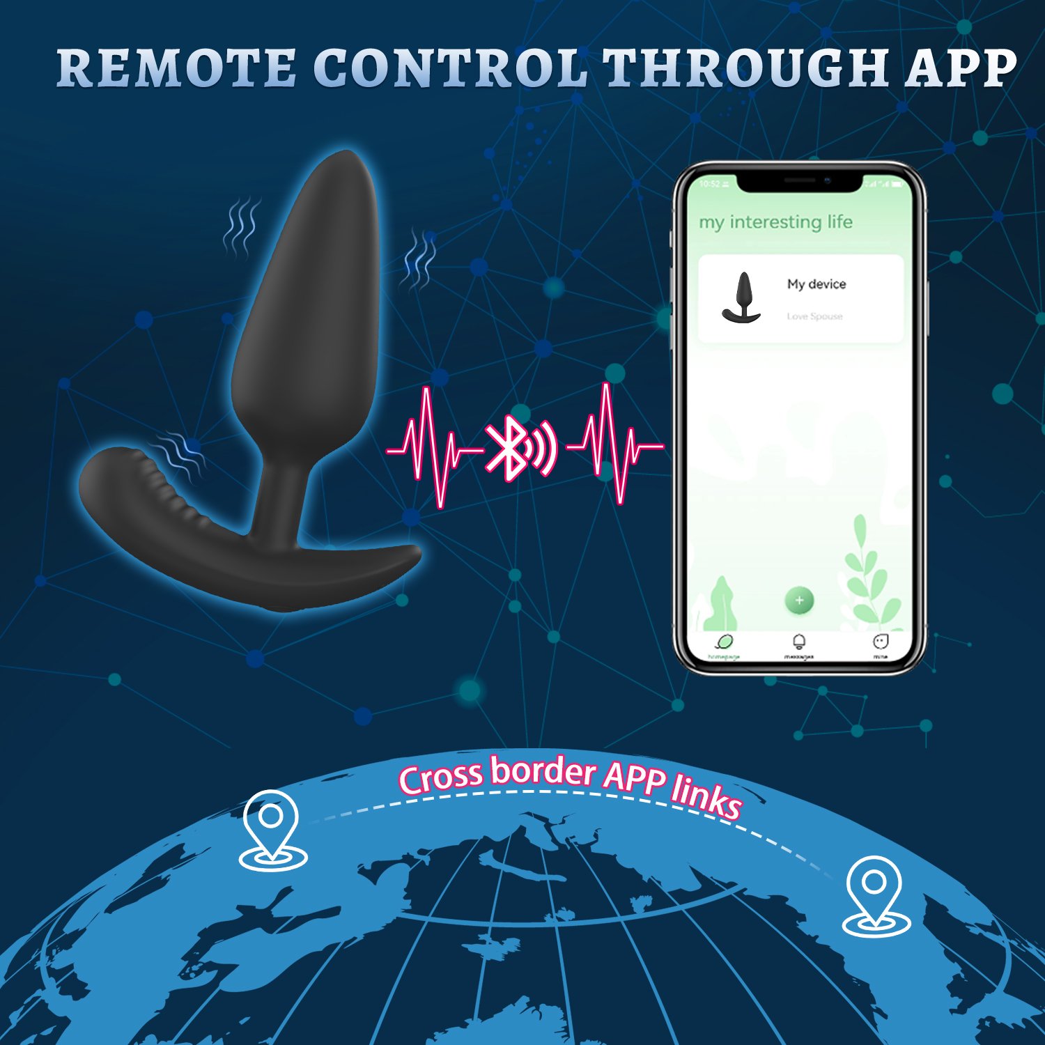Wireless APP Control Silicone Anal Plug Wholesale Anal Butt Plug Vibrator For Women Men Male Sex Toys