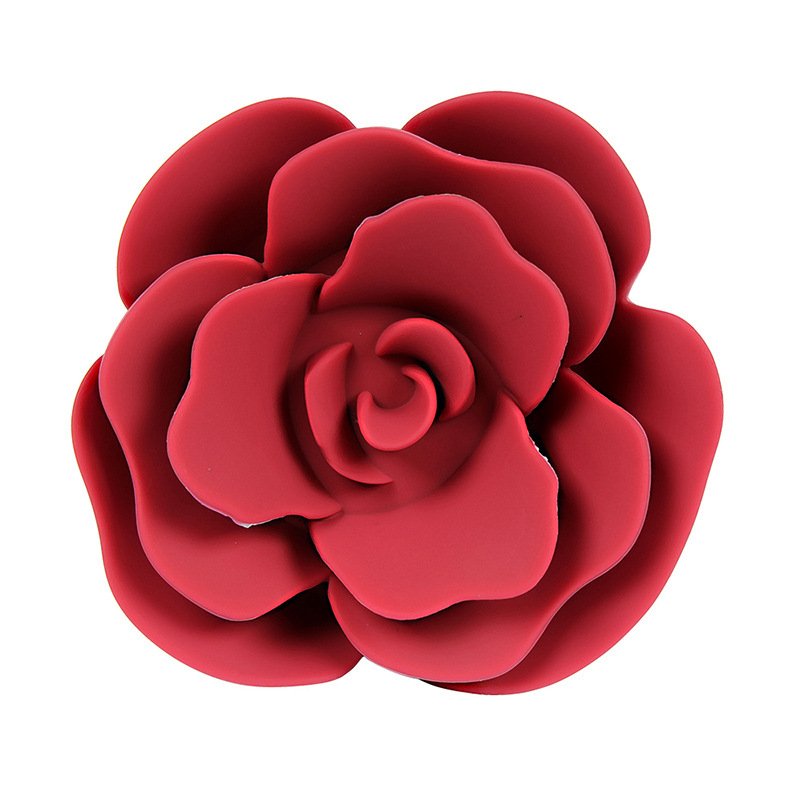 Silicone Butt Plug Rose Flower Adult Toy Rose Anal Plugs Sex Products