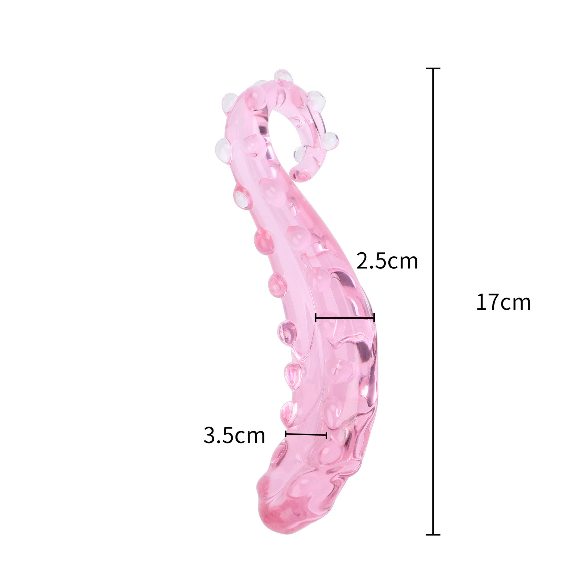 Masturbator Realistic Dildo Penis Large G-spot Adult Sex toys Dual Head Crystal Glass Dildos Anal Butt Plug for Woman Female