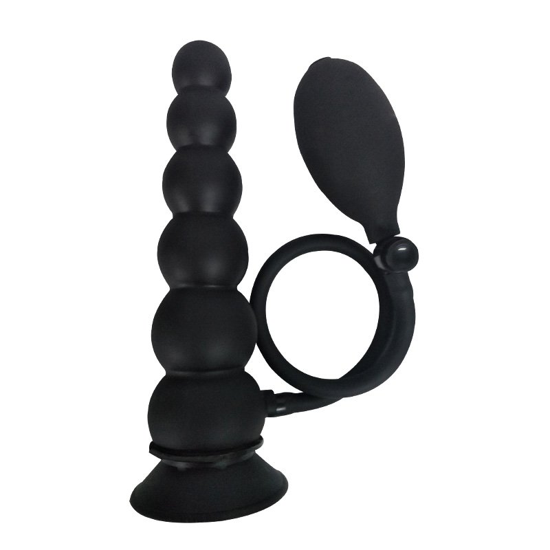 Anal Pumping Toy Expand Dildo Air-Filled Inflatable Plug Inflatable Butt Plug Anal Beads Sex Toys Anal Plug Medical Grade