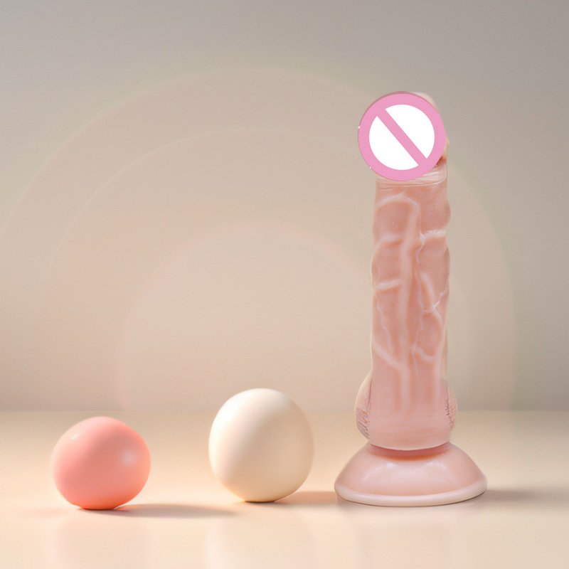 7Inch Anal Realistic Penis Dildo for Flexible Cock Shaft and Balls for Vaginal and Anal Play Veins Male & Female G Sex Toys
