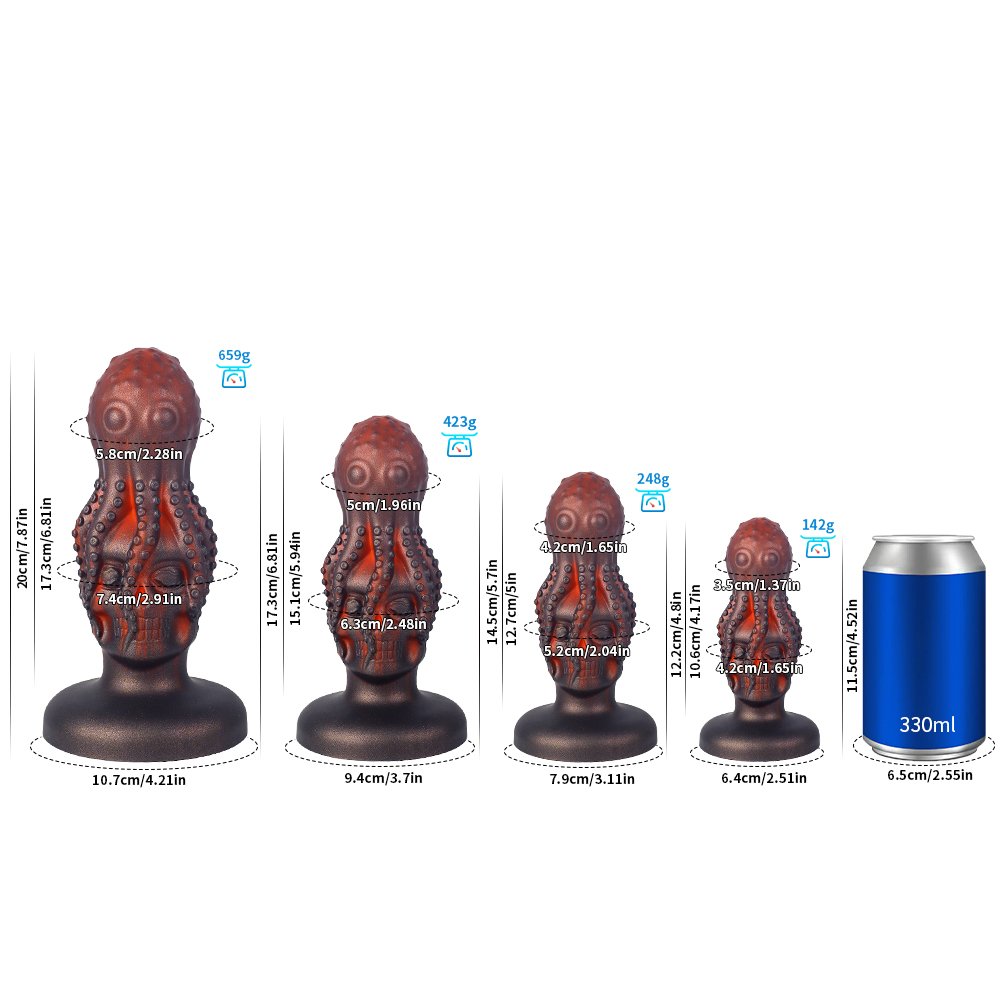 Large Soft Silicone Adult Butt Plug Set New Design Thrust Anal Sex Dildo Toy Unisex Sexy Red Adult Sex Toy