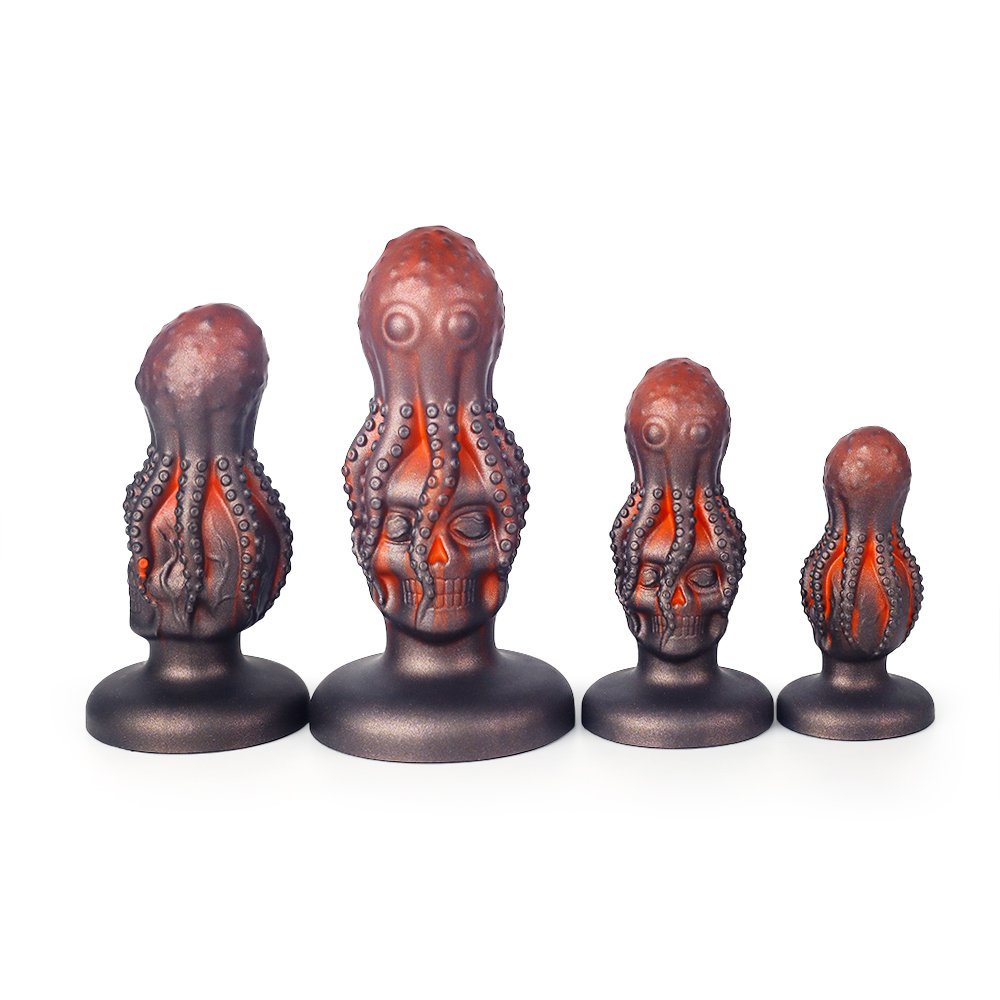 Large Soft Silicone Adult Butt Plug Set New Design Thrust Anal Sex Dildo Toy Unisex Sexy Red Adult Sex Toy