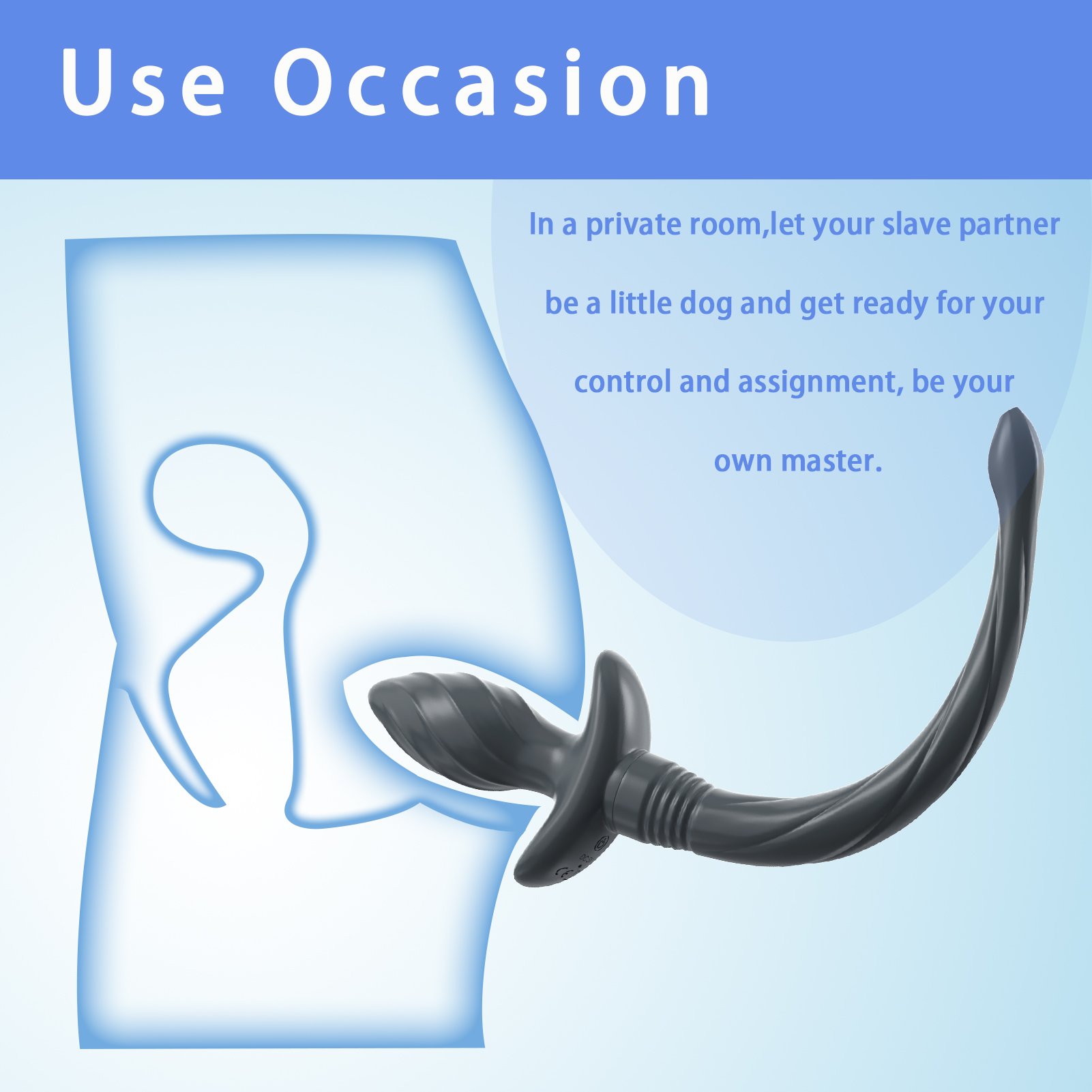 2022 New dog tail Anal Plug Butt Plug rechargeable Erotic Sex Toy For Man Women SM