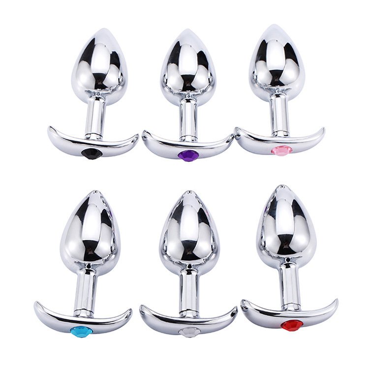 Anchor-Shaped Butt Plug Jewel Adult Anal Sex Toys for Men and Women anal plug