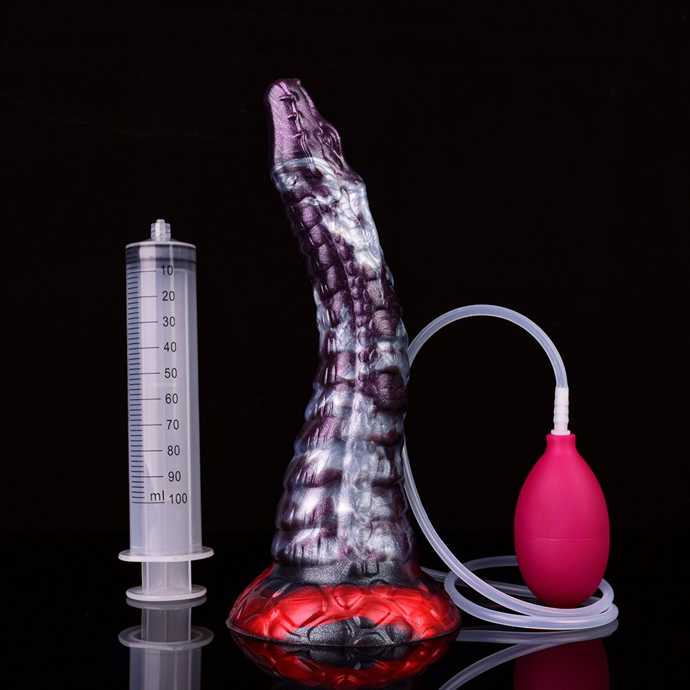 Realistic Squirting Tentacle Dildo Ejaculating Lifelike Knotted Dildo Large Anal Dildo with Suction Cup Adult Sex Toy for Women