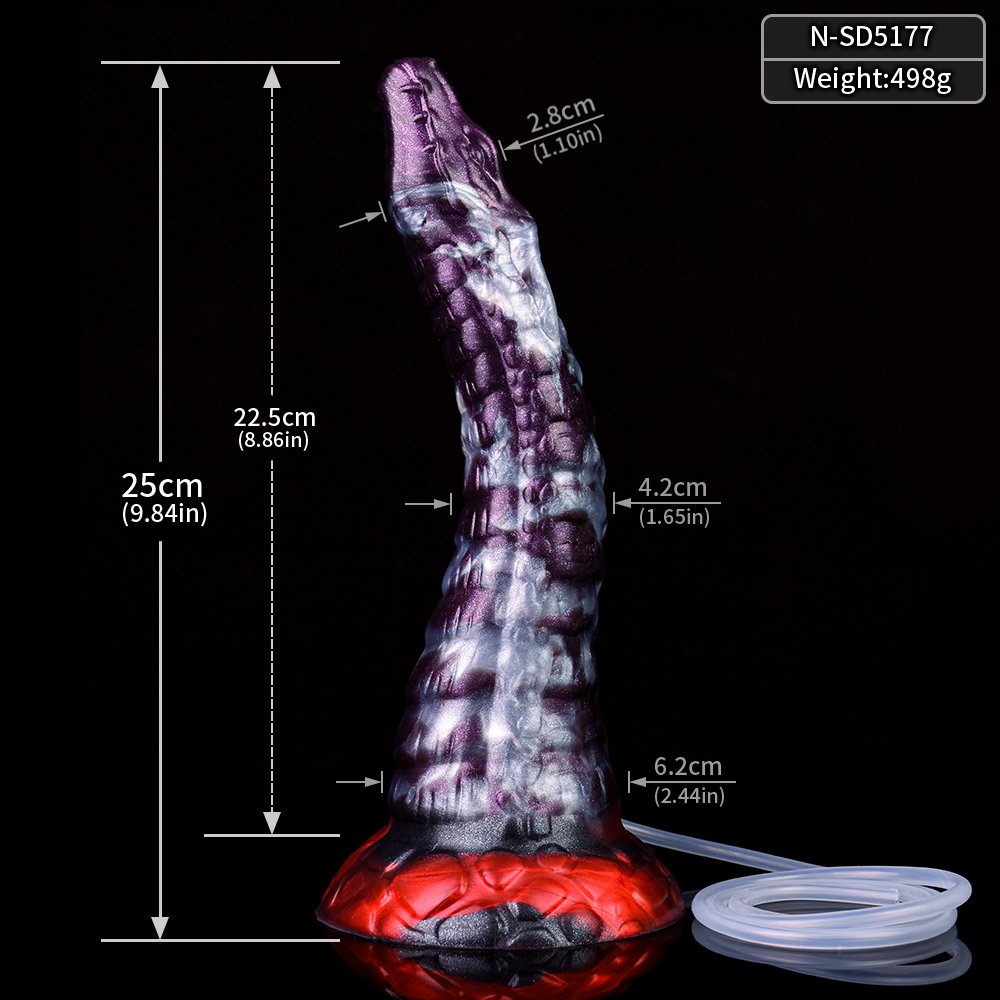 Realistic Squirting Tentacle Dildo Ejaculating Lifelike Knotted Dildo Large Anal Dildo with Suction Cup Adult Sex Toy for Women
