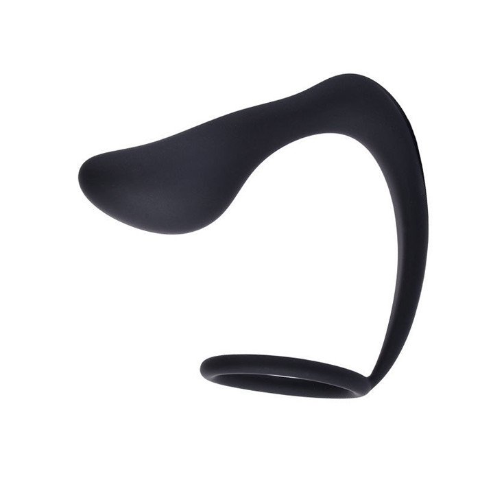 Hotselling anal sex toy silicone anal butt plug prostate massager with cock ring for male