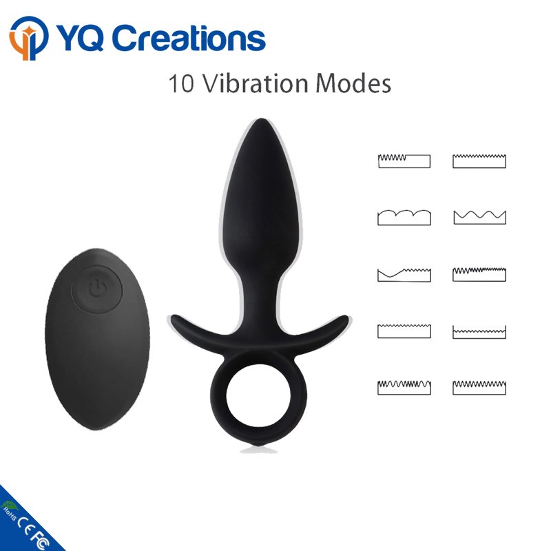 Full Silicone Remote Control electric anal plug vibrator anal adult Sex Toys