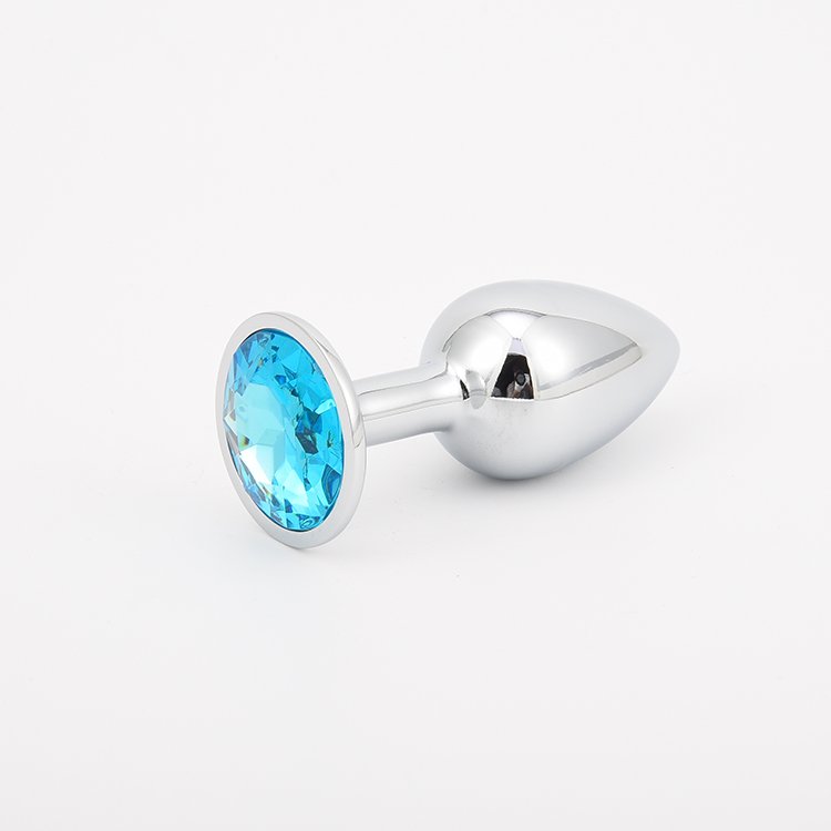 3pcs SML Sizes Colored Male Prostate Massager Anal Plug Crystal Metal Butt Plug For Couples Women Stimulator Anal Sex Toys