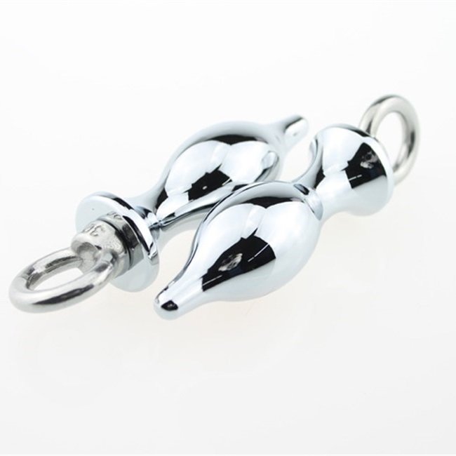 Men Sex Toys Large Butt Masturbation Metal Anal Bead Anal Plug