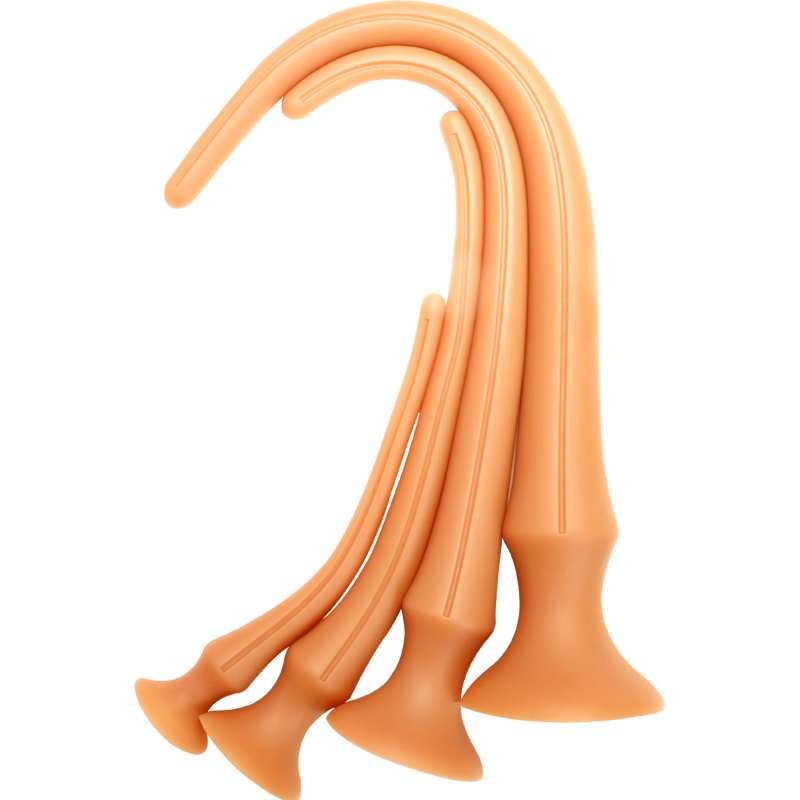 Super Long Flexible Liquid Silicone Anal Plug Dildo G-Spot Tentacle Dildo for Prostate Massage Sex Toys for Men and Women
