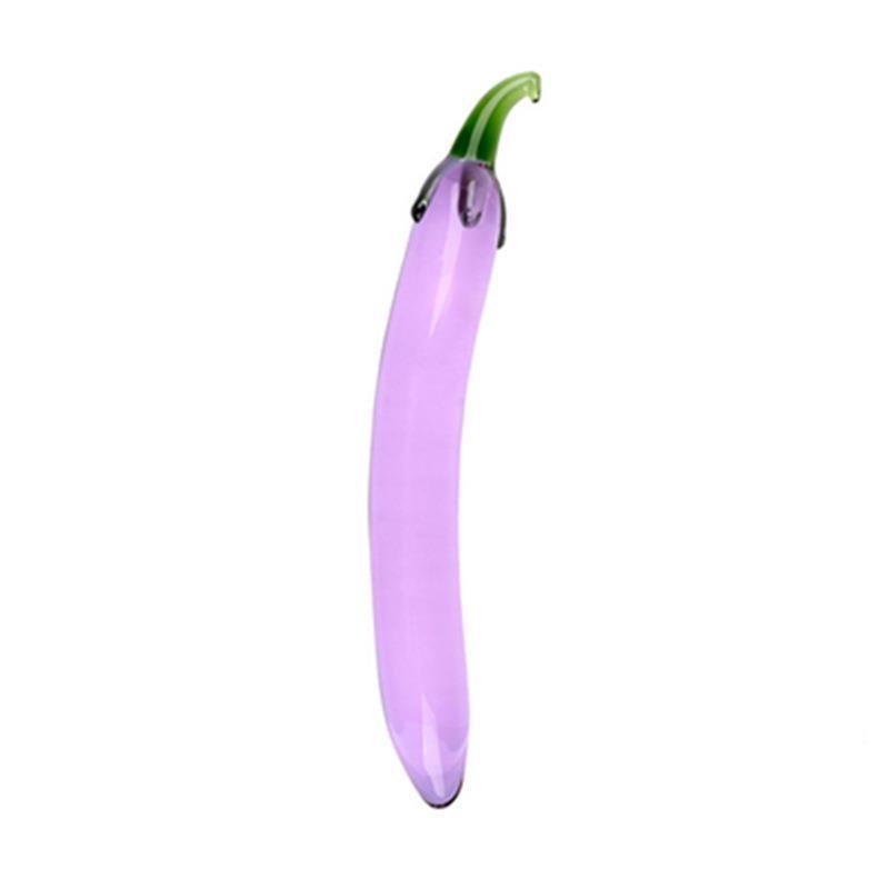 5 types Vegetable Crystal Glass Popular Anal Plugs Female Masturbation fruit Glass Dildo vibrator sex toys for woman